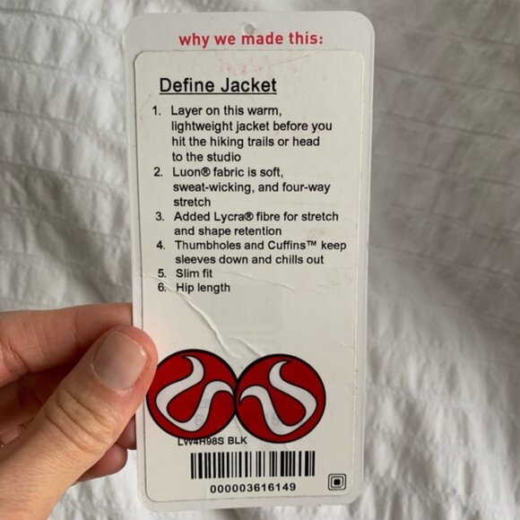 Lululemon Black Define Jacket - Picture 8 of 8